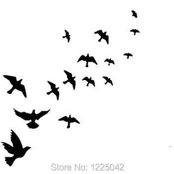 

Flying Pigeon Bird Living Room Bedroom Decor Mural Art Vinyl Wall Sticker Art