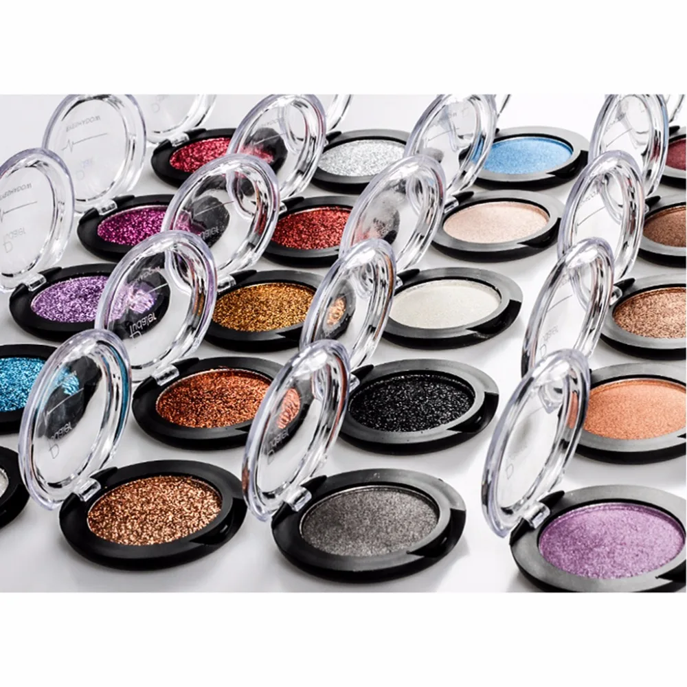Pudaier Glitter Eyeshadow Shimmer Highlight Loose Powder Female Makeup Cosmetics |
