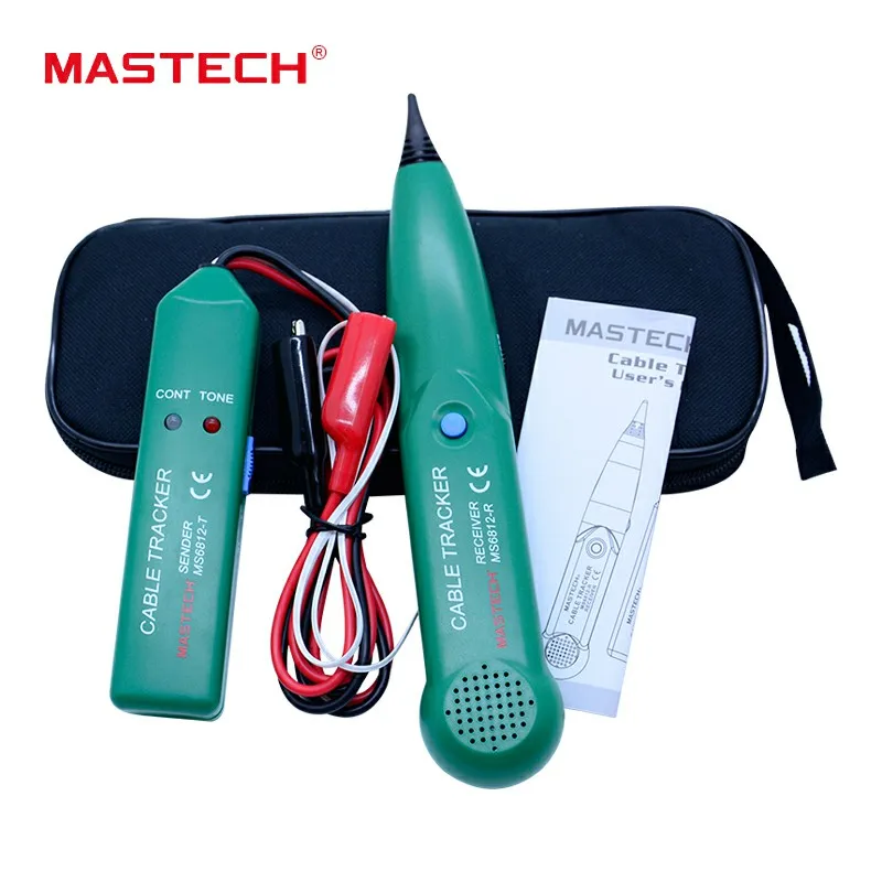 Прибор для проверки телефонных кабелей тестер MASTECH MS6812 оптовая продажа|tracker