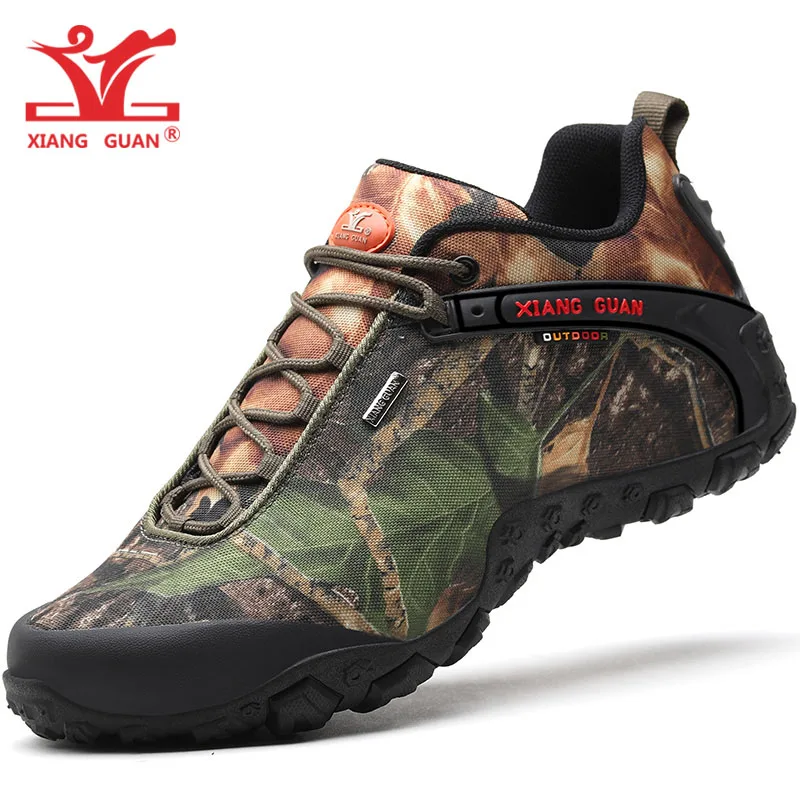 XIANG GUAN Men Hiking Shoes for Women Waterproof Trekking Boots Camouflage Sport Mountain Climbing Shoe Outdoor Walking Sneakers XIANG GUAN Men Hiking Shoes for Women Waterproof Trekking Boots Camouflage Sport Mountain Climbing Shoe Outdoor Walking Sneakers