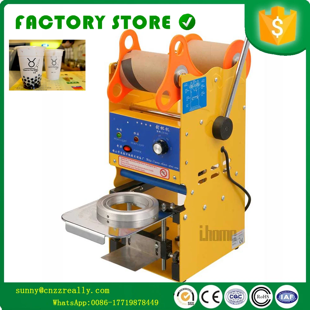 

Automatic bubble tea cup sealing machine Tea Sealing Machine Cup Sealer Cup