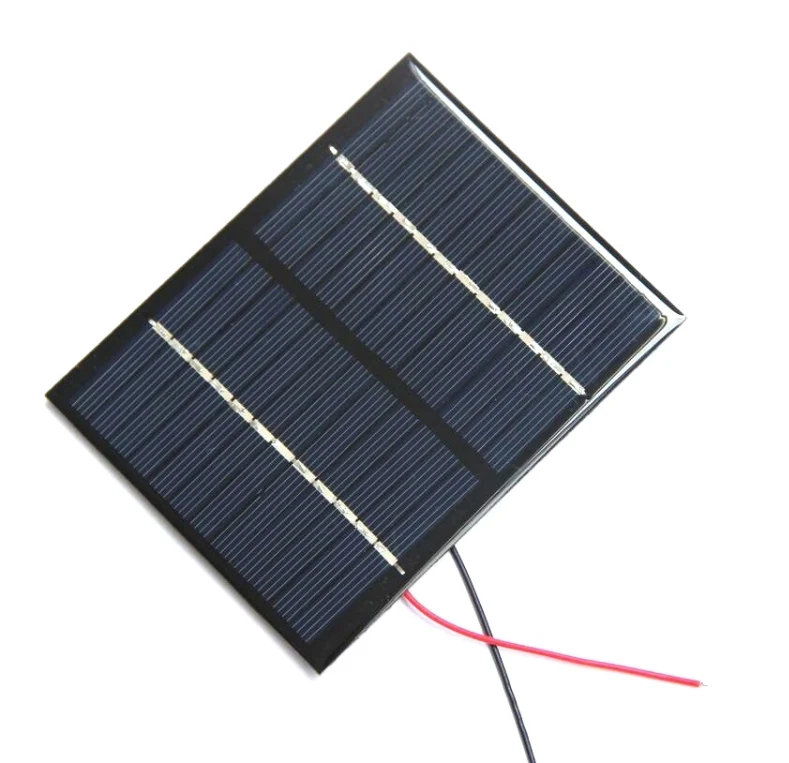 1,5 Вт 12 в модуль солнечной батареи поликристаллическая солнечная панель с кабелем провода DIY Солнечное зарядное устройство изучения 115*90*3 мм