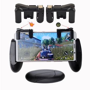 

PUBG Mobile Game Phone Gamepad Controller Gaming Joystick Aim Key Shooter Trigger Fire Button Game Pad Handle Stand STG FPS