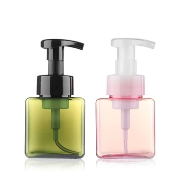 

1Pcs Liquid Foaming Bottle Plastic Clear Refillable Froth Pump Soap Dispenser Shampoo Lotion Bottling With Cap Containers 250ml