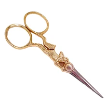 Кроличья нить срезанная Dressmake ткань вышивка крестиком золото Fancywork портной embroidary Scissor рукоделие ножницы шитье Thrum Пряжа отделка