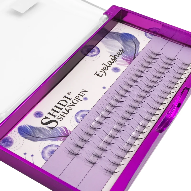 

123PCS Individual Natural Makeup False Lashes Eyelashes Extension 0.1 C curl 8 10 12 mm Thick Individual Fake Eyelashes