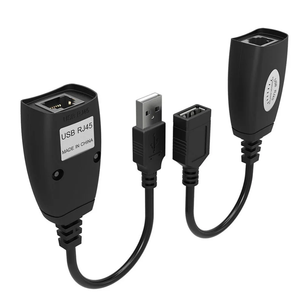 

1 Pair RJ45 Network Extender Cable Network Extension Adapter USB2.0 Hot Sell #274944