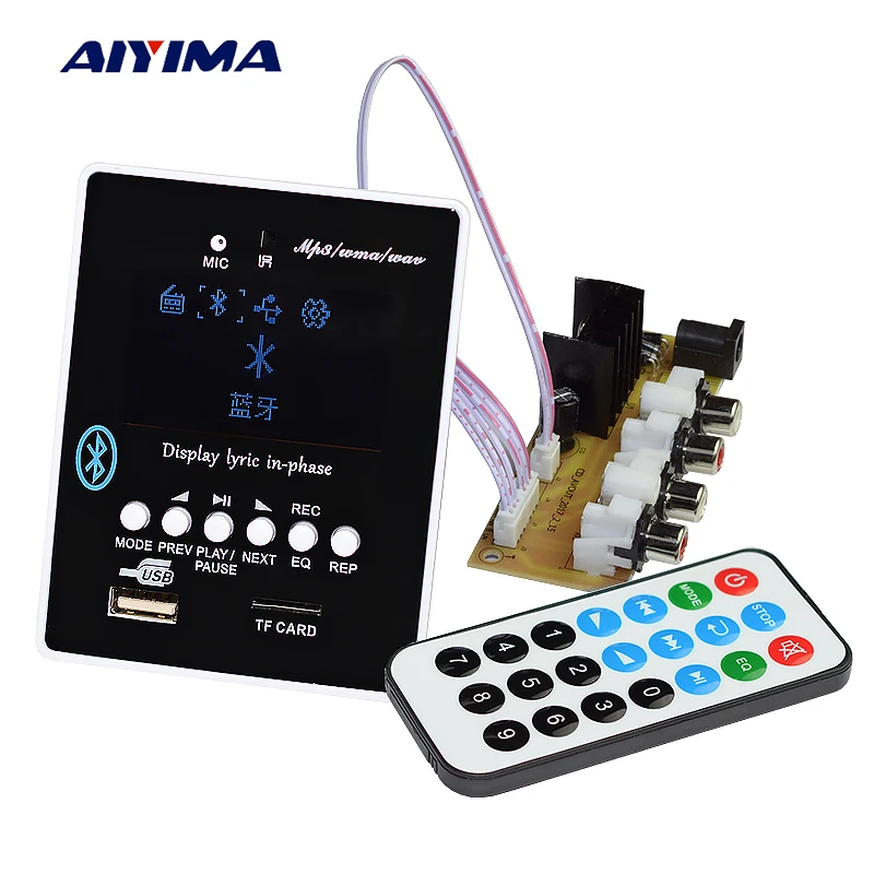 aiyima mp3 audio decoder board radio bluetooth receiver