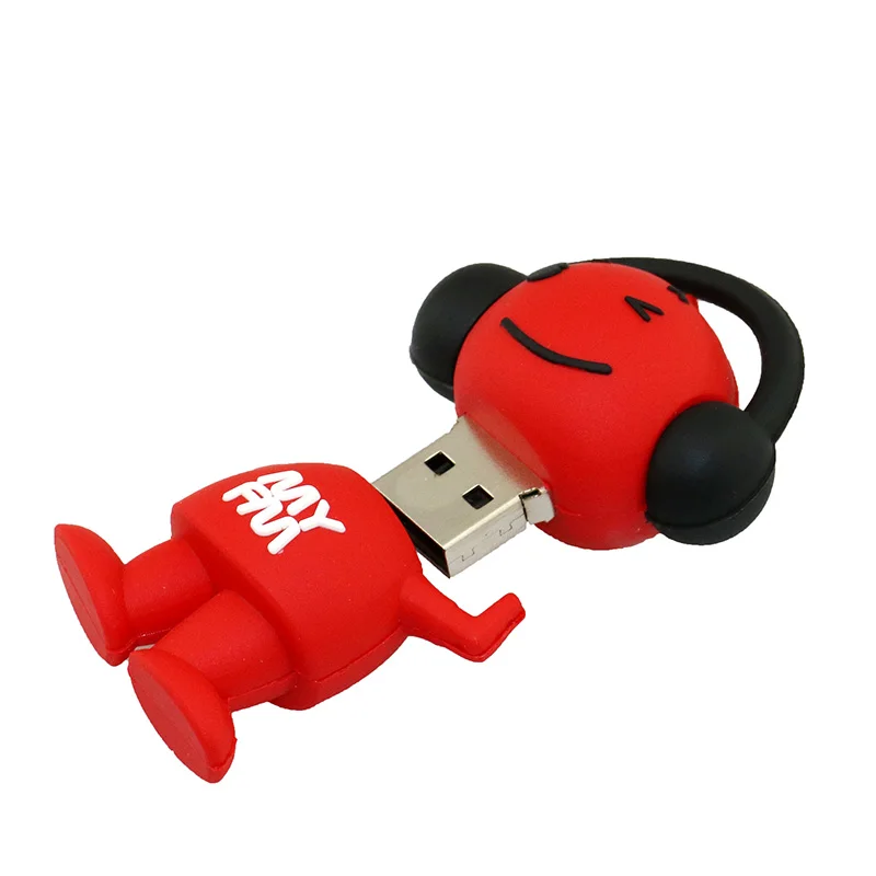Высокоскоростные забавные мультяшные музыкальные игрушки USB флеш-накопители USB 2,0 флеш-накопитель 32 ГБ/16 ГБ/8 ГБ/4 ГБ флеш-накопители Mini U Disk Flash