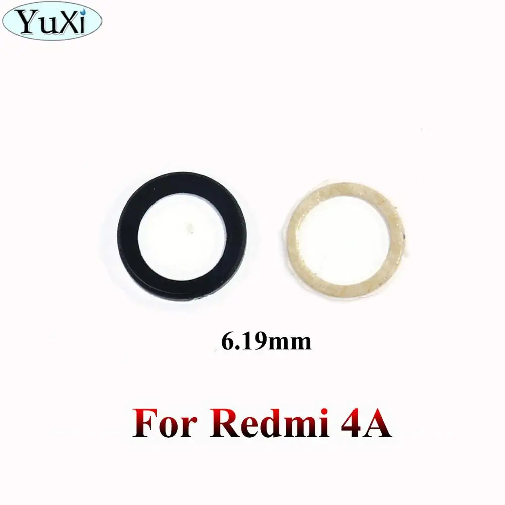 YuXi для Xiaomi Redmi 1 1S 2A 3 4A 4X4 4 pro 6A 5 Plus для Redmi note 2 3 4 5 5A задняя камера Стекло Крышка объектива клей - Цвет: For Redmi 4A