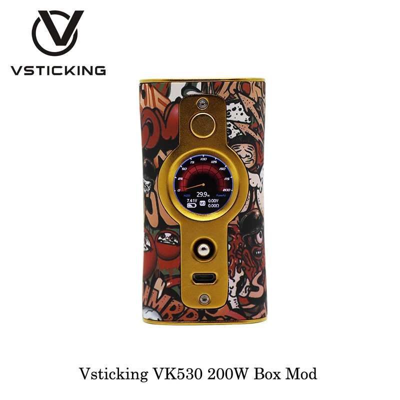 Preise Elektronische Zigarette Vsticking VK530 200W Box Mod YiHi SX530 Chip Angetrieben Durch Dual 18650 Batterie Vape Verdampfer VS Smoant charon