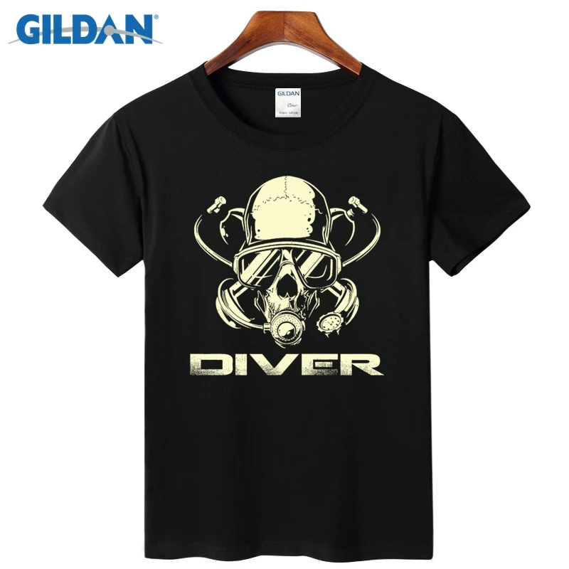Dive Scuba Diver Mens White T Shirt 2017 Shirt For Men With Price