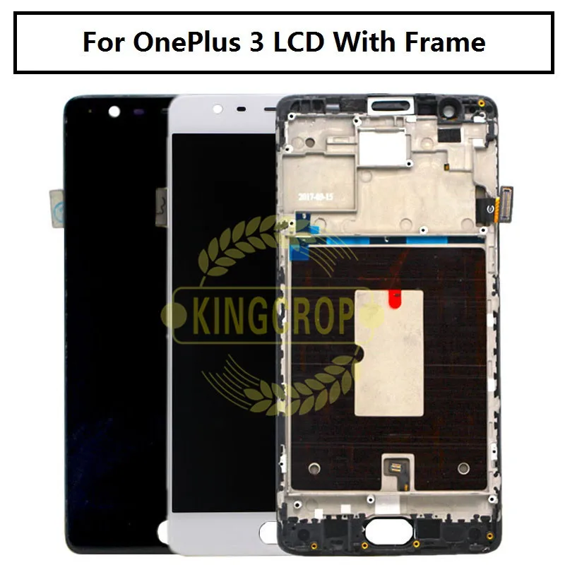 

5.5" FHD Oneplus 3 A3000 A3003 LCD Display Touch Screen Digitizer+Frame Assembly EU Version Oneplus 3 LCD Screen Replacement