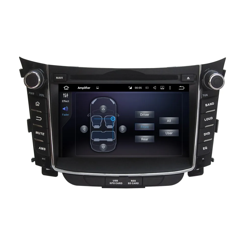 Clearance KLYDE 7" 2 Din Android 8.1 Car Radio For Hyundai I30 2011-2014 Car Audio Multimedia Player Car Stereo Mirror Link DVD Steering 3