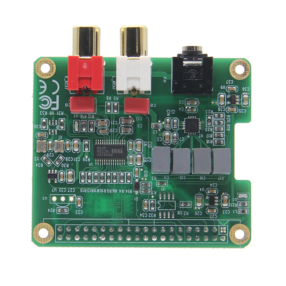 LEORY RPI HIFI DAC модуль PCM5122 аудио карта Плата расширения для Raspberry Pi 3 Model B/2B/B +|ЦАП| |