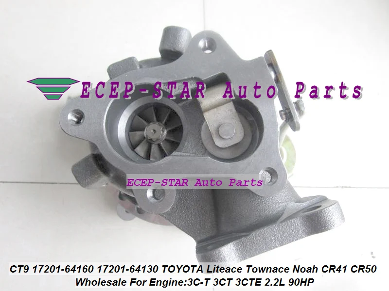 TURBO CT9 17201-64160 17201 64160 17201-64130 For TOYOTA Liteace Townace Town Noah CR41 CR50 3C-T 3CT 3CTE 2.2L (5)