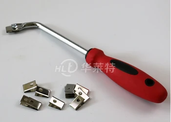 

PVC Floor Slotting Knife Manual Conner Grooving Knife Necking Tool With 10 Pcs Blades
