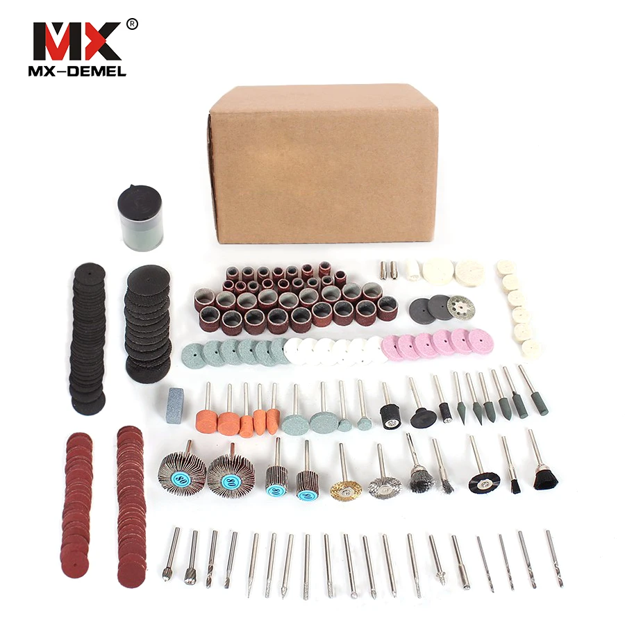 

248PCS Rotary Tool Accessories for Easy Cutting Grinding Sanding Carving And Polishing Tool Combination For Hilda Dremel