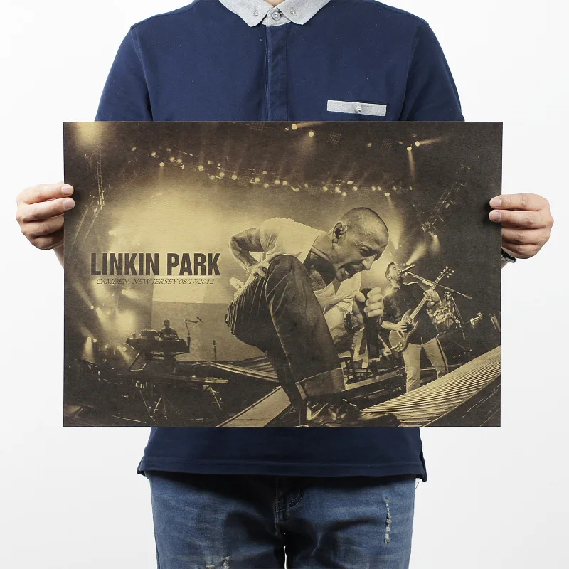 

Special provision x2 Nostalgic Rock Band Linkin Park decorative painting 51x35.5cm
