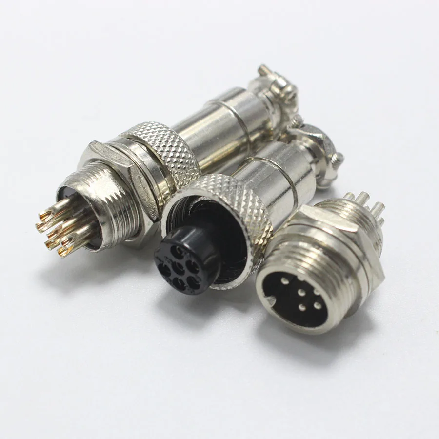 10pcs XLR 3 Pins 12mm Audio Cable Connector Chassis Mount 3 Pin Plug Adapter