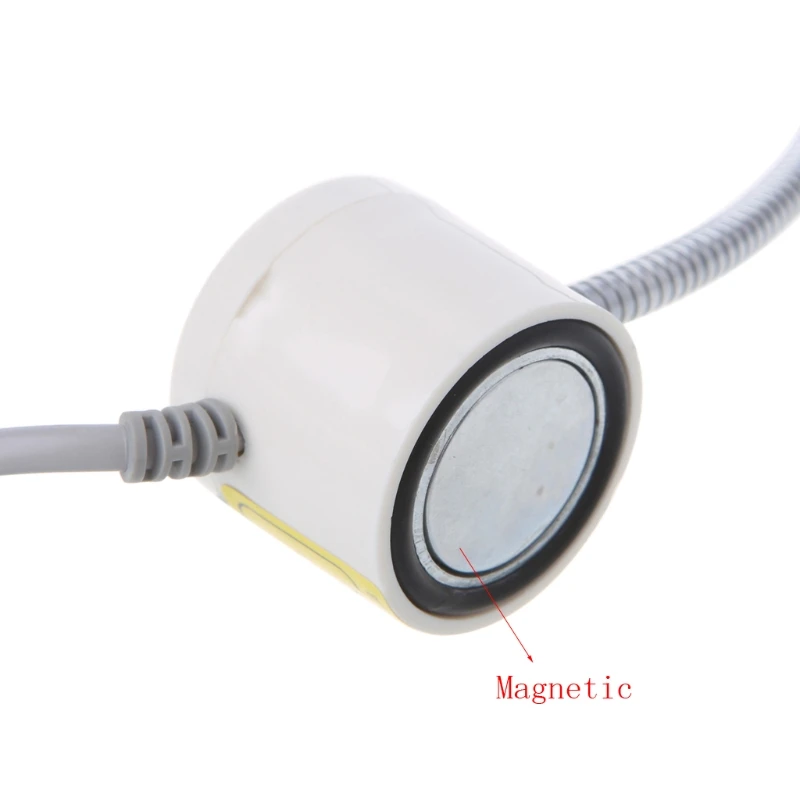 19 светодиодный яркость регулируемые светильники для швейной машинки лампа на гибкой ножке с магнитной основой
