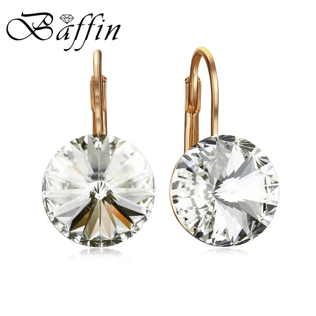 Baffin Fashion Austrian Crystal Earring Rose Gold Color Bella Dorp Baffin Fashion Austrian Crystal Earring Rose Gold Color Bella Dorp Earrings Crystals From Swarovski For