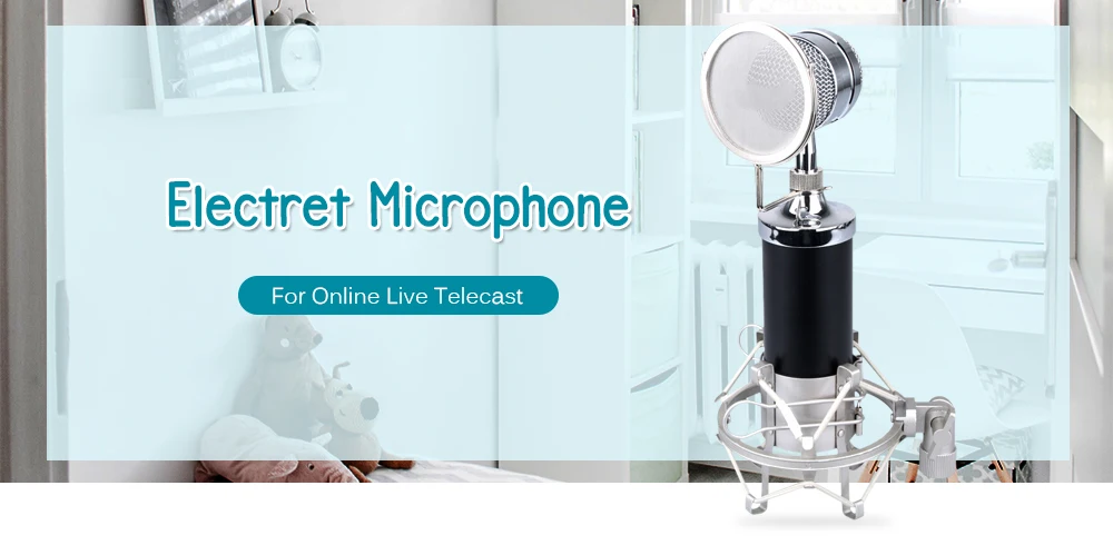 Высокочувствительный конденсатор Telescape Live электретный микрофон для мобильного телефона