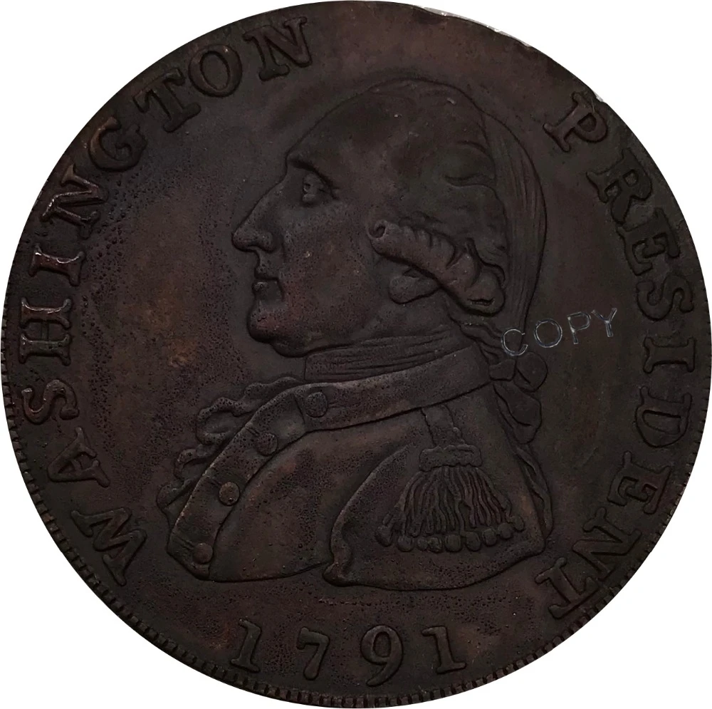 Американский президент 1791 Бейкер 15 большой орел цент 16 маленький Орел красная