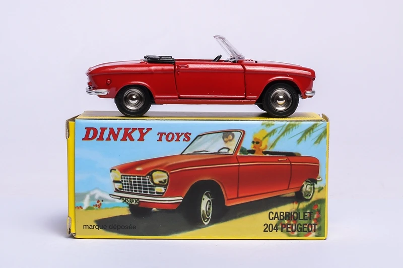 Peugeot 204 cabriolet red-ref 511-1//43 atlas dinky toys