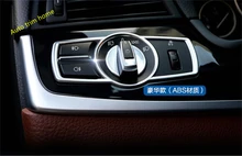 Per BMW X3 F25/F26 X4 2012 2013 2014 2015 2016 2017 ABS Interruttori A Pulsante Della Decorazione Della Luce Della Testa Del Faro Copertura Trim Stampaggio Guarnisce