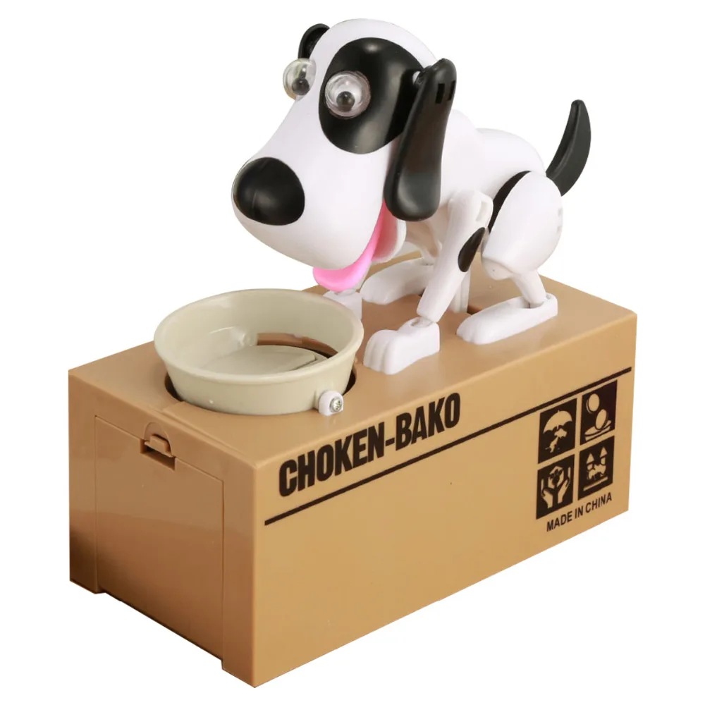 Украсть Монета роботизированная собака банк Canine Money Box Doggy монета экономия денег