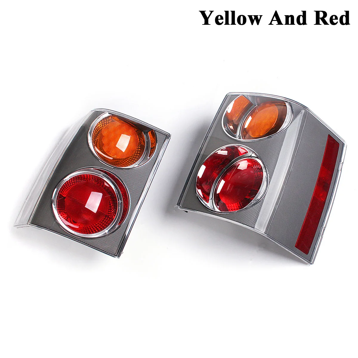 Yellow And Red Хвост светильник для Land Rover RANGE ROVER VOGUE L322 2002 2003 2004 2005 2006 2007 2008 2009 хвост светильник задней противотуманной фары Drl заднего хода - Цвет: Yellow And Red