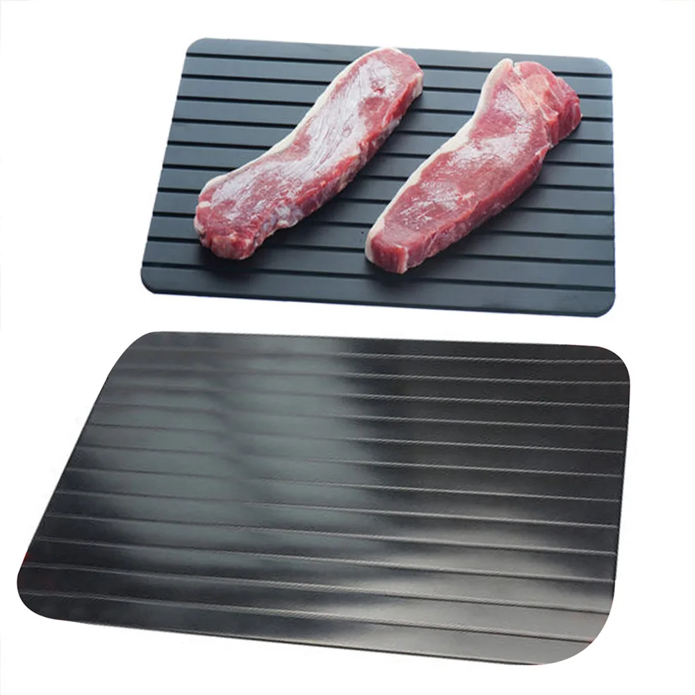 Fast Thawing Defrosting Tray Kitchen Safe Defrost Meat Or Thaw Frozen Food Tool