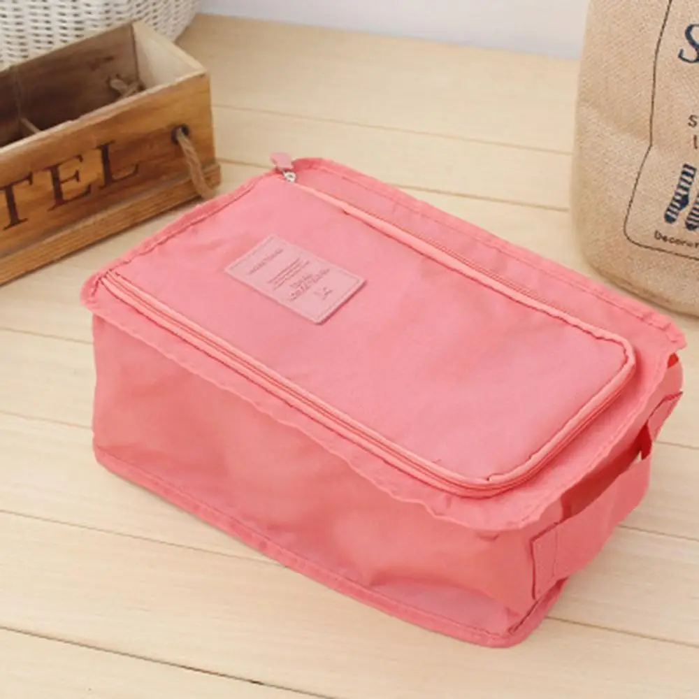 Водонепроницаемая сумка для обуви, переносная Экологичная сумка для хранения, органайзер, переносная сумка для обуви, сумка для багажа, сумка для переноски, держатель - Цвет: watermelon red