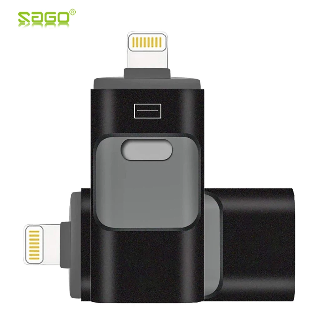USB флешка OTG 64 ГБ Pen Drive 3 в 1 флеш память Memory stick 16 для телефона android 2 0 флешки apple iphone|USB