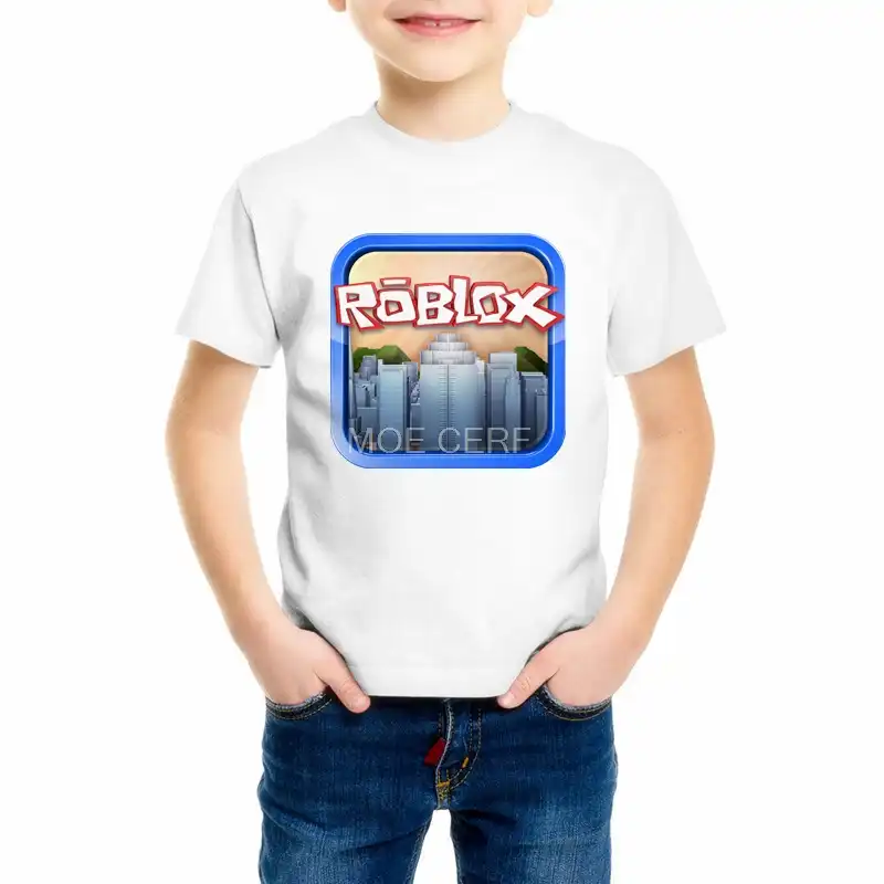 Detail Feedback Questions About 2018 New Roblox Cartoon Children S - 2018 new roblox cartoon children s clothing minecraft summer short sleeve our world baby boys girls t