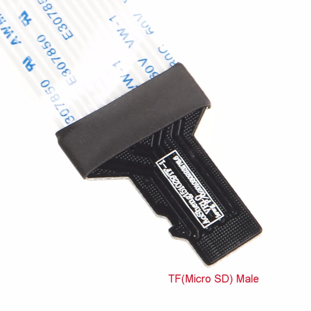 TF Micro SD Male To SD Female SDHC SDXC Flexible Extension Adapter Cable Extender For Car 4