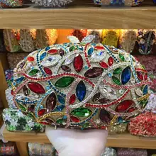 XIYUAN женские красочные серебряные блестящие клатчи вечерние клатчи женские роскошные сумочки-кошельки свадебные сумки через плечо