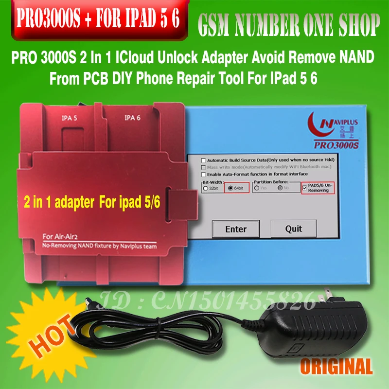 Программатор NAND Flash программатор NAVIPLUS PRO3000S от EMS/DHL до Pro 3000S чип программатора IP Box