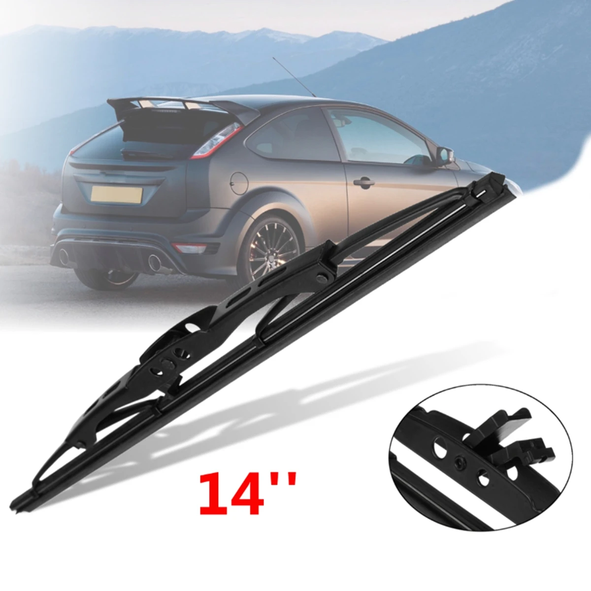 For Ford For Focus MK1 Hatchback 1998 2005 14'' Rear Windshield