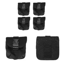 4 шт. Дайвинг вес карман с быстросъемной пряжкой Дайвинг пояс для поднятий тяжестей мешок FG66