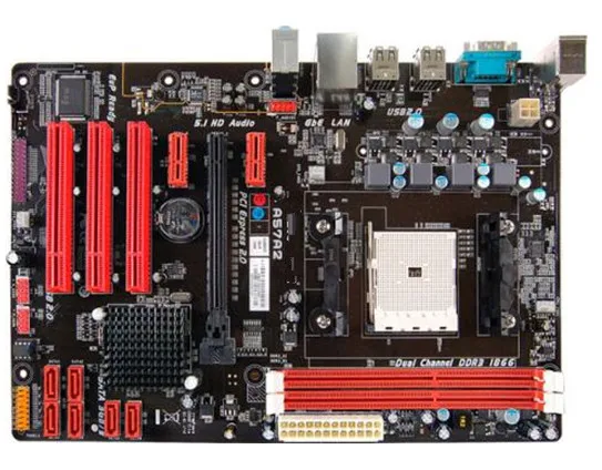 Placa-mãe A57a2 Fm2 A55 Suporta Quad Core a8 a6 750k Cpu Ddr3 Placas-mães - Imagem 2