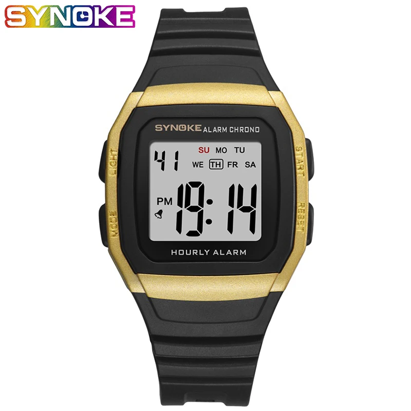 

SYNOKE Men Watch Electronic Sport Military Watches Student Boys Male Clock LED Digital Wristwatch Electronic Wrist Watch for Men