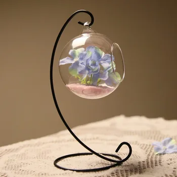 

Metal Iron Hanging Flower Plant Stand Holder for Landscaping Garden Yard Decor