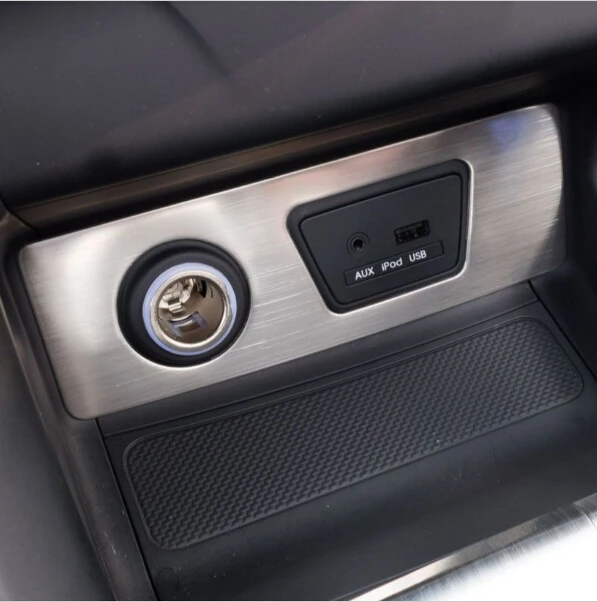 

Car stainless steel interior Cigarette lighter cover overlay For Hyundai IX35 auto accessories