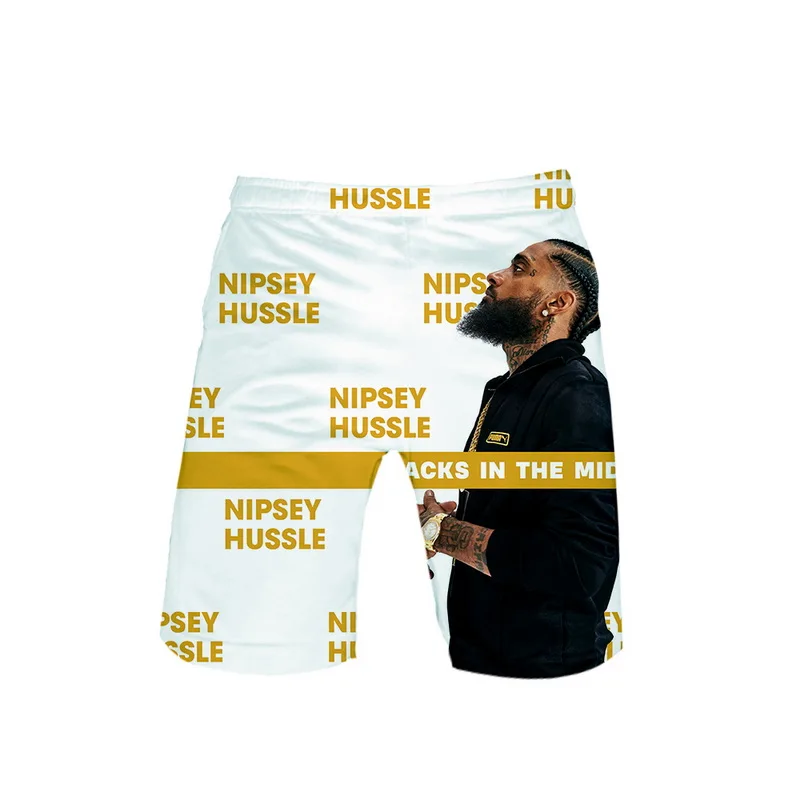 Nipsey hussle футболка набор хип-хоп шорты наборы o-образным вырезом с коротким рукавом мужская одежда модные летние пляжные шорты Забавные футболки