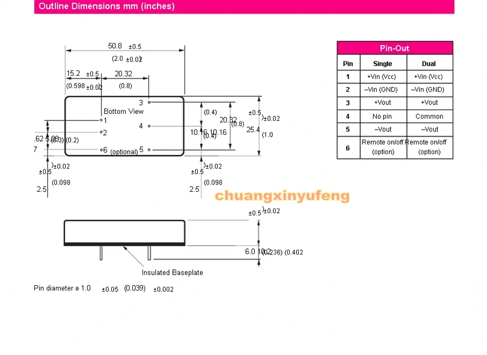 TRACO модуль питания TEN12 2422 питания|module|module power |