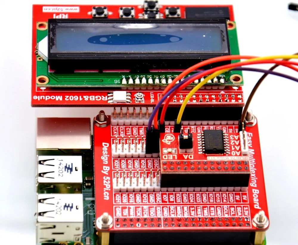 Raspberry Pi 3 Model B/B+ тройной GPIO мультиплексирующий расширительный модуль мультиплексная пластина