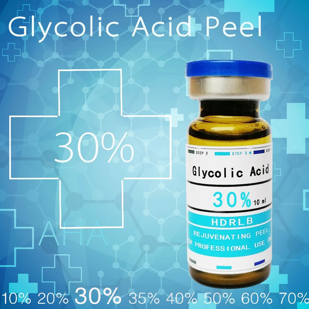 “ Vendas da Pele Rosto Louco Ácido Glicólico Peel