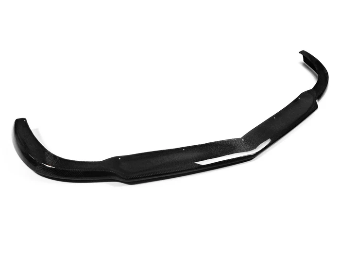 

Glossy Carbon Fiber Vath Style Front Splitter Lip Fibre Bumper Under Spoiler Kit Trim For Benz C-Class W204 C63 pre-face-lift